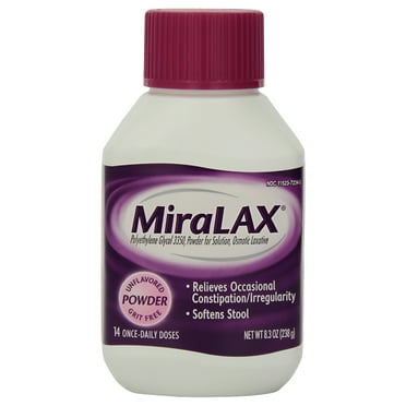MiraLAX Laxative Powder For Gentle Constipation Relief, 14 Doses, 8.3 oz