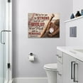 thumbnail image 2 of Christian Baseball Wall Art Boys Room Decor Scripture Sports Canvas Prints Painting Inspirational Motivational Quotes Pictures Framed Men Baseball Gifts Artwork for Classroom Gym Playroom 16"x12", 2 of 6