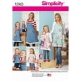 thumbnail image 2 of Simplicity Aprons for Misses, Children & 18" Doll Pattern, 1 Each, 2 of 2