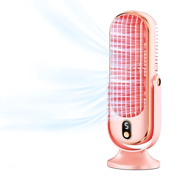Tower Fan for Bedroom, Portable Rechargeable Desk Fan with 5