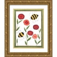 thumbnail image 1 of Shamp, Cindy 12x14 Gold Ornate Wood Framed with Double Matting Museum Art Print Titled - Busy Bees, 1 of 4