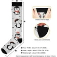thumbnail image 3 of Coolnut Cute Penguin Compression Socks for Men & Women 1 Pack, Knee High Stockings for Running, Sport, Hiking & Travel, 3 of 6