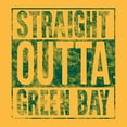thumbnail image 3 of Straight Outta Green Bay Long Sleeve T-Shirt - 2X-Large - Gold, 3 of 6