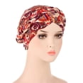 thumbnail image 2 of Scarf For Women Head Wrap Cancer Headwear Women Hats For Women Headwraps For Women Ladies Ethnic Hat Turban Cap Hair Products For Cancer Patients, 2 of 3