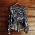 thumbnail image 4 of Bovemsi Womens Sweaters Knitted Pullover Sweater For Women Fashion Long Sleeve Blouse Winter Warm Layer Top Daily Going Out Shirts Fall Sweaters, 4 of 4