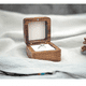 thumbnail image 3 of Caja De Madera Nogal Para Un Anillos De Boda O Compromiso CAFE BLANCO, 3 of 5