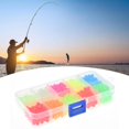 thumbnail image 3 of 1 Juego de cuentas de pesca de plástico luminoso Premium, antienredos, aparejo de pesca multicolor, cuentas, accesorios para señuelos, 3 of 5