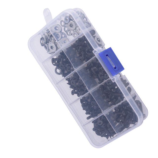 Tornillos de Automóvil RC Duradero Resistente Al Desgaste, Tornillos de Cabeza Redonda de 340 piezas, para 1/10 HSP RC CAR
