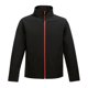 thumbnail image 1 of Regatta - Chaqueta Softhell Ablaze para Decorar para Hombre (Negro/Rojo Clásico), 1 of 3