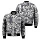 thumbnail image 3 of Chaqueta con cremallera y estampado de camuflaje para hombre, chaqueta clásica con estampado 3D de manga larga, informal, de gran tamaño, para primavera y otoño, 3 of 5