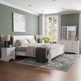 thumbnail image 2 of Furniture of America Arabella Wood 5-Piece King Bedroom Set in White, 2 of 20