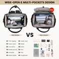 thumbnail image 2 of Laptop Backpack Purse for Women Waterproof Teacher Nurse Bag, 17.3 inch Work laptop Bag with USB Port, Business Travel Computer Backpack, 2 of 5