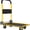 Yellow, 330 Lbs. Capacity, variant on HarmonyStrings Heavy Duty Foldable Push Cart  | Upgraded Collapsible Hand Truck Folding Platform with Swivel Wheels | Flat Bed Moving Wagon | Space Saving Push Handle-Yellow, 330 Lbs. Capacity