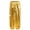 Gold, variant on Kids Girls Boys Metallic Dance Pants Hip Hop Jazz Street Dance Trousers Athletic Harem Sweatpants Hot Pink 130