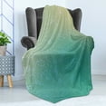 thumbnail image 4 of Abstract Soft Flannel Fleece Blanket, Technology Pattern Motherboard Image Background Vector Graphics Print, Cozy Plush for Indoor and Outdoor Use, 70" x 90", Jade Green Pale Green, by Ambesonne, 4 of 5