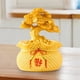 thumbnail image 3 of Figura de árbol con bolsa de dinero, regalo del Festival de Primavera de 2024, hucha de la suerte, arte Feng Shui Oro, 3 of 9