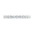 thumbnail image 3 of 1 1/10 Carat Prong Set Diamond Eternity Ring Band in 14K White Gold (Ring Size 8) (I1-I2 Clarity), 3 of 4