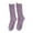 "Light Purple,One Size", variant on 1 Pair Women Stockings Solid Color Breathable Cotton Sweat Absorption Protective Soft High Elasticity Ripped Long Holes Women Socks Fitness Socks