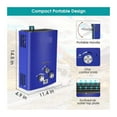 thumbnail image 4 of Water Heater -1.6GPM 6L Portable Gas Water Heater, Easy To Install, Propane Tankless Water Heater, Instant Hot Water For Shower ,Digital Temperature Display, 4 of 6