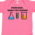 thumbnail image 4 of Inktastic Stand Back, While I Try Science Boys or Girls Baby Bodysuit, 4 of 5