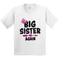 thumbnail image 3 of Inktastic Big Sister Again with Bow and Arrow Youth T-Shirt, 3 of 5