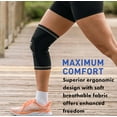 thumbnail image 6 of TKWC Knee Brace Compression, Black, Size L, 2 Count, 6 of 7