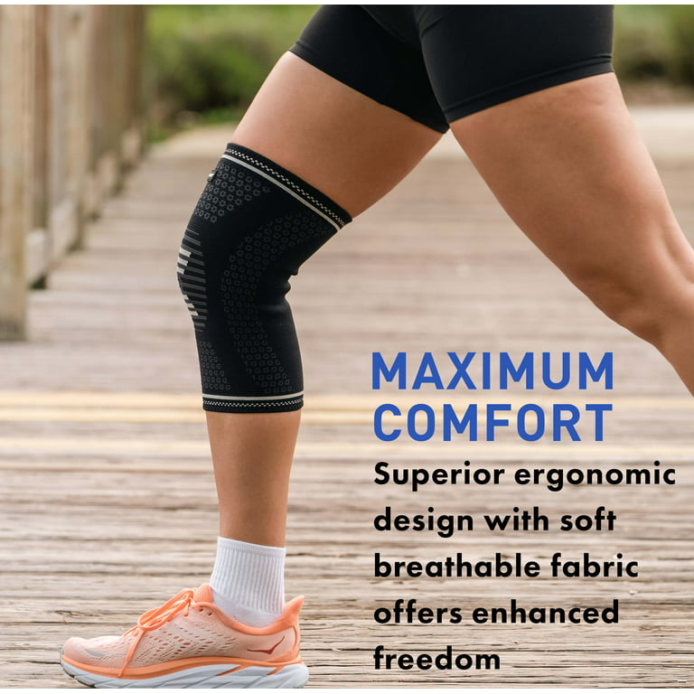 TKWC Knee Brace Compression Sleeve for Men Women, Knee Support for running,  weightlifting, BasketBall , Knee Pads for Meniscus Tear, ACL, Arthritis and  Knee Pain Relief (Medium) 