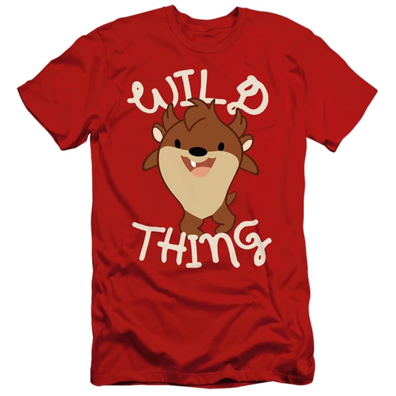 Looney Tunes Wild Thing Kid S/S Adult 30/1 T-Shirt Red
