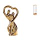 thumbnail image 1 of Figura de pareja, estatua, recuerdo, regalo, escultura para amantes, adorno para aniversario, dispensador de pajitas para hombre, soporte reutilizable, 1 of 8