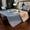 Blue, variant on Summer Bamboo Bed Mat Cooling Summer Sleeping Mat Foldable Breathable Non-Slip Strap Multiple Sizes