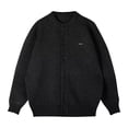 thumbnail image 1 of LOVZFMLL Jackets for Men Man Solid Color Leisure Button Cardigan Hoodless Sweater Long Sleeves Loose Coat, 1 of 2