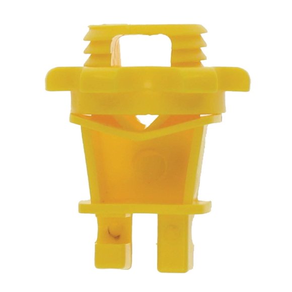 Hooyman Round Post Insulator with Rust Free Construction, UV Protection and Easy Setup for Gardening, Land Management, Farming and Outdoor