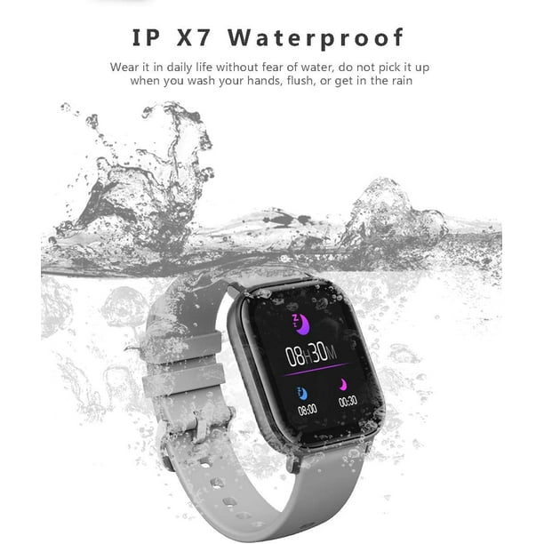 Iguohao P9 1.54 Inch Smart Watch Men Full Touch Fitness Tracker Blood Pressure Smart Clock Women Gts Smartwatch For Xiaomi Ios Android Pink Other