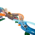 thumbnail image 5 of Hot Wheels RacerVerse Jurassic World Crash & Splash Track Set & Die-Cast Dinosaur Toy Car, 5 of 6