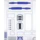 thumbnail image 3 of Star Wars - Camiseta de R2-D2 Disfraz para Hombre (Blanco, Azul), 3 of 4