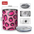 thumbnail image 4 of Leopard 12oz Stainless Steel Coffee Mug – Double-Wall Insulated Cup with Spill-Resistant Lid, 360° Full-Print Design, Keeps Drinks Hot & Cold for Home, Office, Travel,Thanksgiving,Christmas, 4 of 5