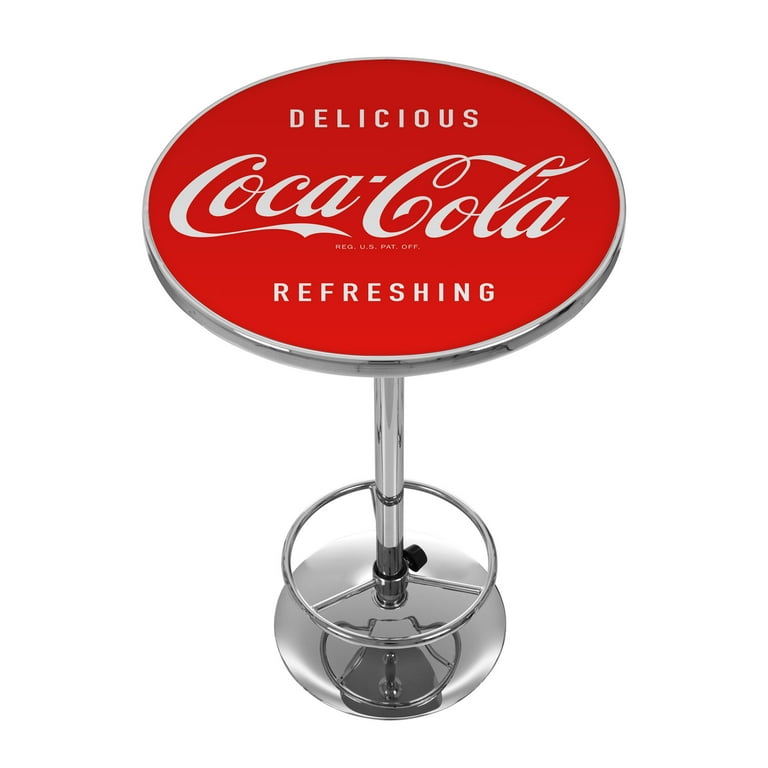 Coca-Cola Gameroom Combo - Table and 2 Bar Stool Set for