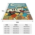 thumbnail image 2 of The Cuphead Show Fleece Blanket Super Soft Cozy Warm Flannel Fleece Throw Blanket For Couch Bed Sofa Throw 50"X40", 2 of 7