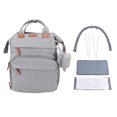 thumbnail image 2 of Diaper Bag Foldable Multifunctional Baby Diaper Backpack with USB Charging Port for Travel, 2 of 7