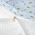 thumbnail image 4 of Erosebridal Cute Rainbow Unicorn Twin Bedding,3D Cartoon Magic Animal Print Duvet Cover Set For Kids Girls,Reversible 2-Piece,No Comforter, 4 of 6