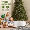 thumbnail image 6 of Ayieyill 28 Inch Christmas Tree Collar, Metal Christmas Tree Skirt, Water Base Protection, White, 6 of 7