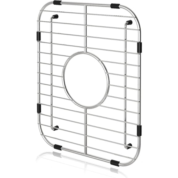 Slaprin Kitchen Stainless Steel Sink Grid and Protectors for Kitchen Sinks with Dimensions above 13.2" x 11.8"