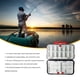 thumbnail image 4 of Yuarrent Caja portátil sellada de plástico ABS, anzuelos duraderos para carretes de pesca, cajas de señuelos, estuche organizador, equipo de Pescar L Negro, 4 of 6