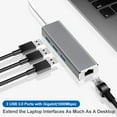 thumbnail image 1 of WRISTBIQUE Simple USB Network Converter Type C Aluminium Alloy Durable Grey for Home Use, 1 of 8