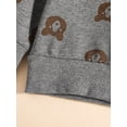 thumbnail image 6 of Seyurigaoka Boy's Pants Set Cartoon Bear Long-sleeved Sweater Drawstring Trousers, 6 of 9