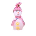thumbnail image 1 of Yuarrent Lints Bolsa de frutas de Navidad Forma de muñeco de nieve portátil Reemplazo decorativo lindo Estilo simple Fiestas de dulces Bolsa de regalo Kits de decoración para fiestas Rosado Yuarrent HA069733-04, 1 of 6