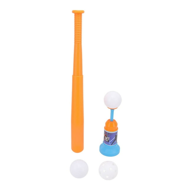 Spptty Machine de Lancer de Baseball pour Enfants 3 Balles Batte de Baseball Type Presse Jouet de Lancer de Baseball pour Extérieur, Jouet de Lancer de Baseball pour Enfants
