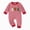 L101-Watermelon Red, variant on CAUYDY My First Christmas Baby Boy Girl Outfit Newborn Santa Claus Clothes Long Sleeve Romper Jumpsuit Fall Winter Clothes(L101-Watermelon Red,12-18 M)