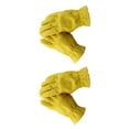 thumbnail image 4 of Youkk Yellow Cowhide Leather Racing Motorcycle Biker Gloves Enhanced Grip and Comfort M 2Set, 4 of 6