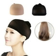 thumbnail image 3 of Happydeer 10Pcs Men Women Stocking Wig Liner Cap Snood Nylon Stretch Mesh Hollow Hat, 3 of 13
